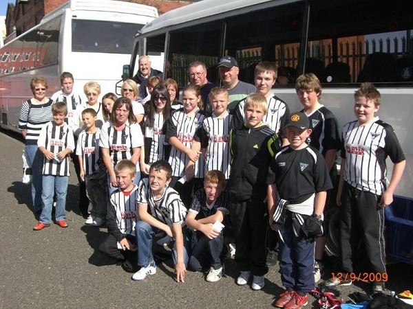 Young Pars at Dundee 12th September 2009