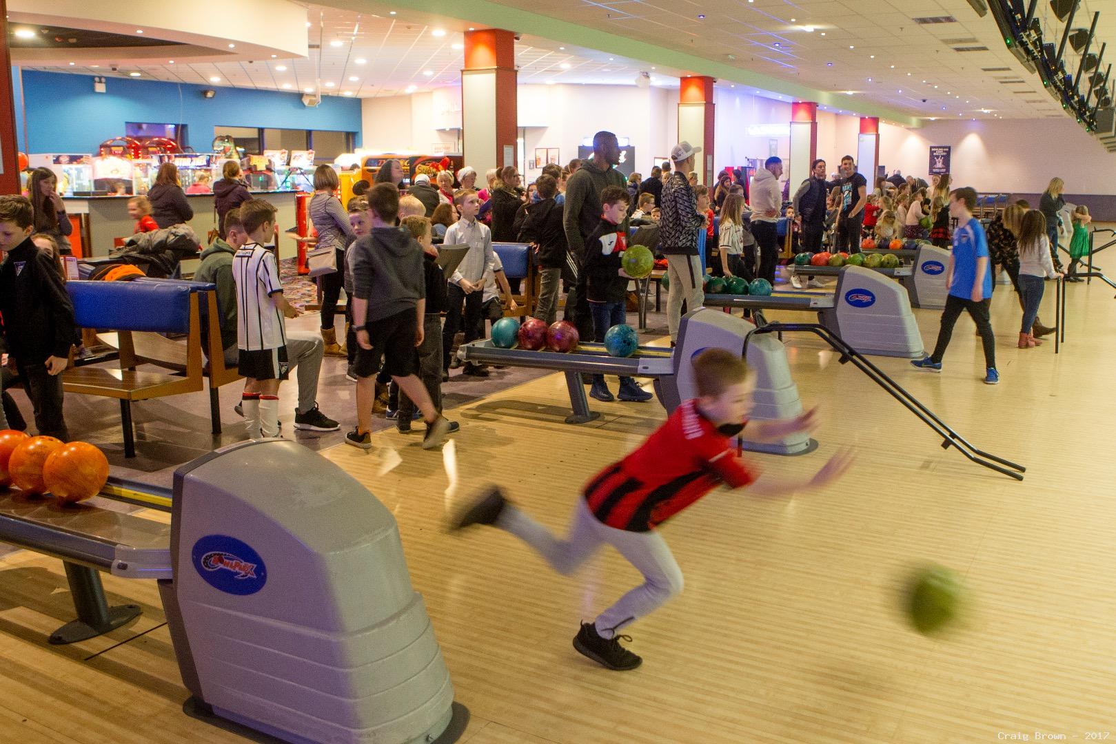 Bowling Night with players