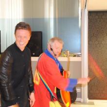 Joe Cardle at Sammys Party