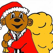 Sammy at Christmas